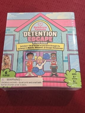 Detention Escape Board Game - Pink & Light Blue
